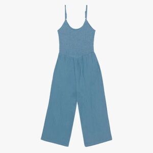 KIWI AND PARK BLUE LEENA JUMPSUIT Girls Size 6-7